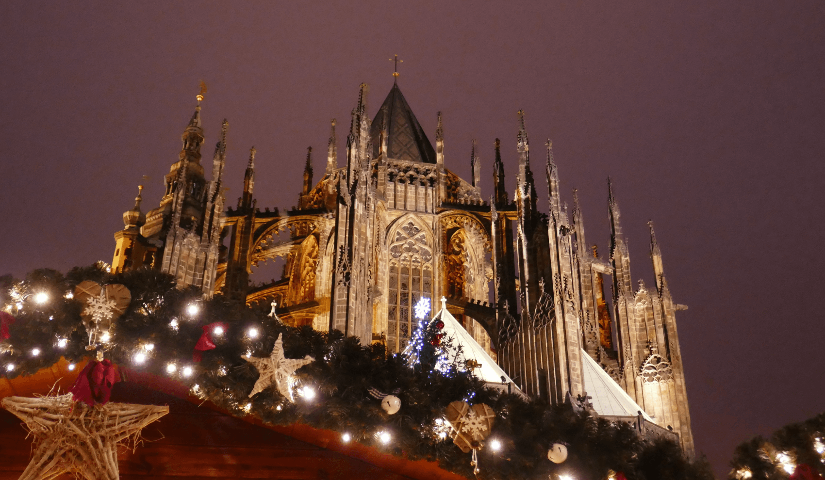 prague castke christmas market
